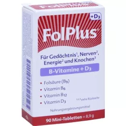 FOLPLUS+D3 tabletki, 90 szt