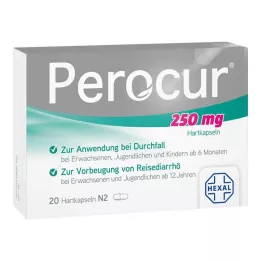 PEROCUR Kapsułki twarde 250 mg, 20 szt