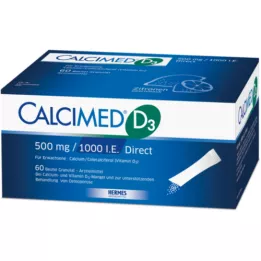 CALCIMED D3 500 mg/1000 I.U. Direct Granules, 60 szt