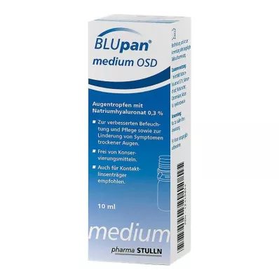 Krople do oczu Blupan Medium Osd, 10 ml Krople do oczu Blupan Medium Osd, 10 ml