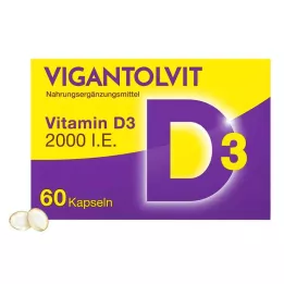 VIGANTOLVIT 2000 j.m. witaminy D3 w kapsułkach miękkich, 60 szt