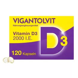 VIGANTOLVIT 2000 j.m. witaminy D3 w kapsułkach miękkich, 120 szt