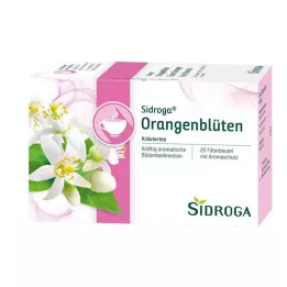 SIDROGA Torebka filtracyjna do herbaty z kwiatem pomarańczy, 20X1,2 g