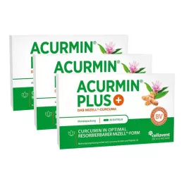 ACURMIN Plus Das Micell-Curcuma Softgels, 180 szt