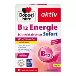 DOPPELHERZ Tabletki rozpuszczalne B12 Energy, 30 szt