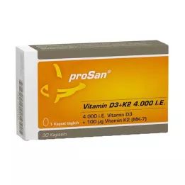 PROSAN Witamina D3+K2 4000 j.m. w kapsułkach, 30 szt