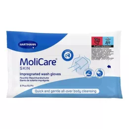 Molicare Rękawiczki do mycia skóry, 8 szt