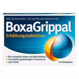 BOXAGRIPPAL Tabletki na przeziębienie 200 mg/30 mg FTA, 10 szt