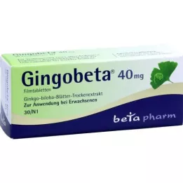 GINGOBETA Tabletki powlekane 40 mg, 30 szt