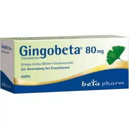 GINGOBETA Tabletki powlekane 80 mg, 60 szt