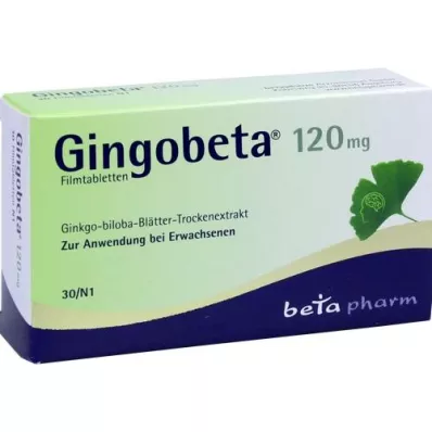 GINGOBETA Tabletki powlekane 120 mg, 30 szt