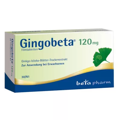GINGOBETA Tabletki powlekane 120 mg, 30 szt