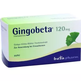 GINGOBETA Tabletki powlekane 120 mg, 60 szt