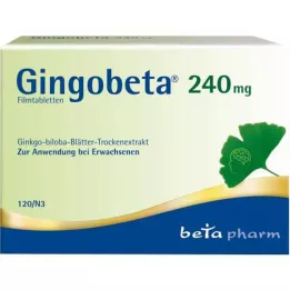 GINGOBETA Tabletki powlekane 240 mg, 120 szt