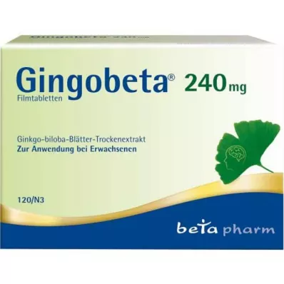Gingobeta 240 mg tabletki powlekane, 120 szt