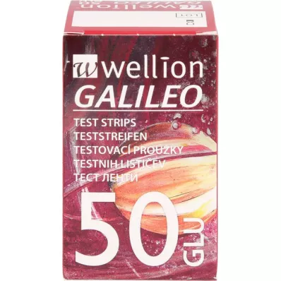WELLION GALILEO Paski testowe do pomiaru stężenia glukozy we krwi, 50 szt