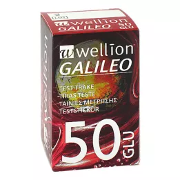 WELLION GALILEO Paski testowe do pomiaru stężenia glukozy we krwi, 50 szt