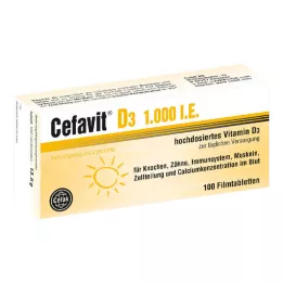CEFAVIT Tabletki powlekane D3 1000 j.m., 100 szt
