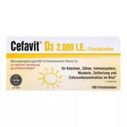 CEFAVIT Tabletki powlekane D3 2000 j.m., 100 szt