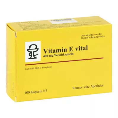 Witamina E niezbędna 400 mg Rennersche Apotheke Softk.(100 sztuk)