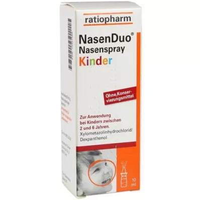 NASENDUO Aerozol do nosa dla dzieci, 10 ml