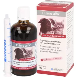 PULMO ALFA Płynna karma uzupełniająca dla psów/kotów, 100 ml