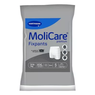 MOLICARE Spodnie Fixpants Premium z długą nogawką, rozmiar XXL, 5 szt MOLICARE Spodnie Fixpants Premium z długą nogawką, rozmiar XXL, 5 szt