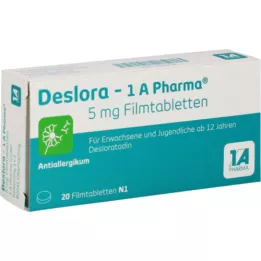 DESLORA-1A Pharma 5 mg tabletki powlekane, 20 kapsułek
