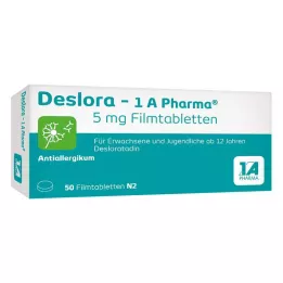 DESLORA-1A Pharma 5 mg tabletki powlekane, 50 szt