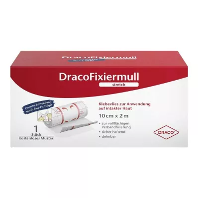 Gaza mocująca Draco stretch 10 cmx2 m, 1 szt Gaza mocująca Draco stretch 10 cmx2 m, 1 szt
