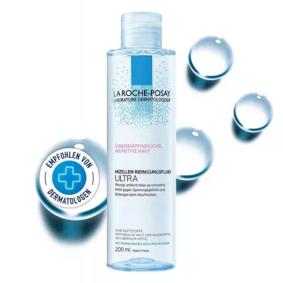 La Roche-Posay Płyn micelarny do mycia skóry reaktywnej, 200 ml La Roche-Posay Płyn micelarny do mycia skóry reaktywnej, 200 ml