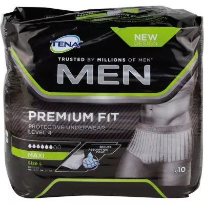TENA MEN Level 4 Premium Fit Prot.Underwear L, 10 szt