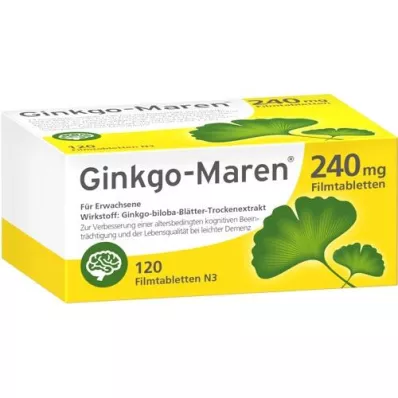 GINKGO-MAREN Tabletki powlekane 240 mg, 120 szt