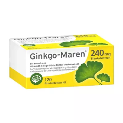 Ginkgo-Maren 240 mg tabletki powlekane, 120 szt
