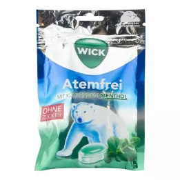 WICK Zapierające dech w piersiach słodycze eukaliptusowe bez torebki cukru, 72 g
