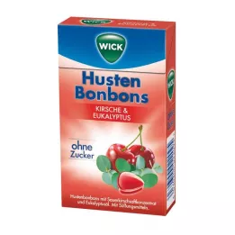 WICK Dzika wiśnia &amp; Cukierki eukaliptusowe bez cukru Clickb, 46 g