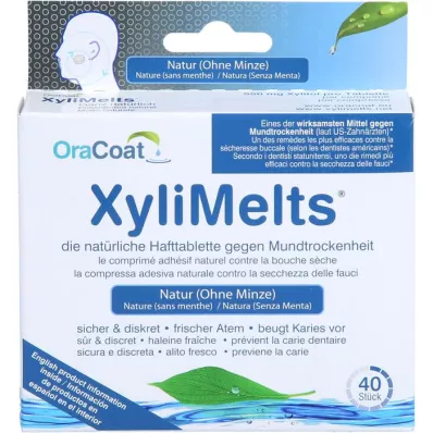 ORACOAT XyliMelts tabletki samoprzylepne bez mięty, 40 szt