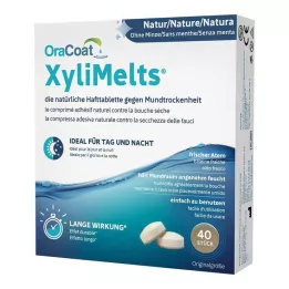 ORACOAT XyliMelts tabletki samoprzylepne bez mięty, 40 szt