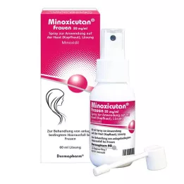 MINOXICUTAN Spray dla kobiet 20 mg/ml, 60 ml