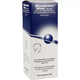 MINOXICUTAN Mężczyźni 50 mg/ml spray, 60 ml