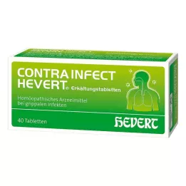 CONTRAINFECT Tabletki na przeziębienie Hevert, 40 szt
