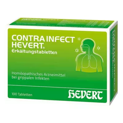CONTRAINFECT Tabletki na przeziębienie Hevert, 100 szt