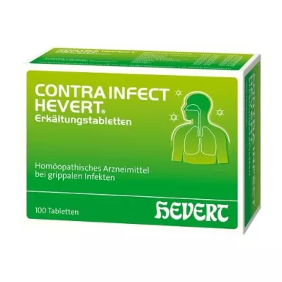 CONTRAINFECT Tabletki na przeziębienie Hevert, 100 szt