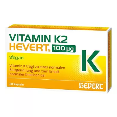 VITAMIN K2 HEVERT kapsułki 100 μg, 60 szt
