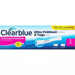 CLEARBLUE Test ciążowy do wczesnego wykrywania ciąży, 1 szt