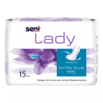Podpaski na mocz Seni Lady extra plus, 15 sztuk Podpaski na mocz Seni Lady extra plus, 15 sztuk