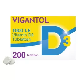 [1000 j.m. witaminy D3 w tabletkach, 200 szt