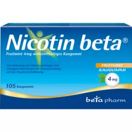 NICOTIN guma do żucia beta Fruitmint 4 mg substancji czynnej, 105 szt