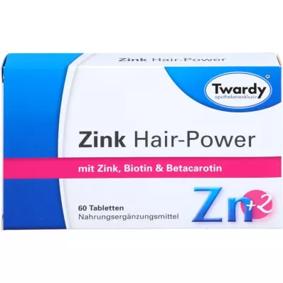 ZINK HAIR-Tabletki energetyzujące, 60 szt
