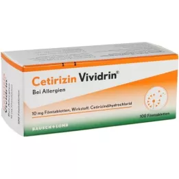 CETIRIZIN Vividrin 10 mg tabletki powlekane, 100 szt